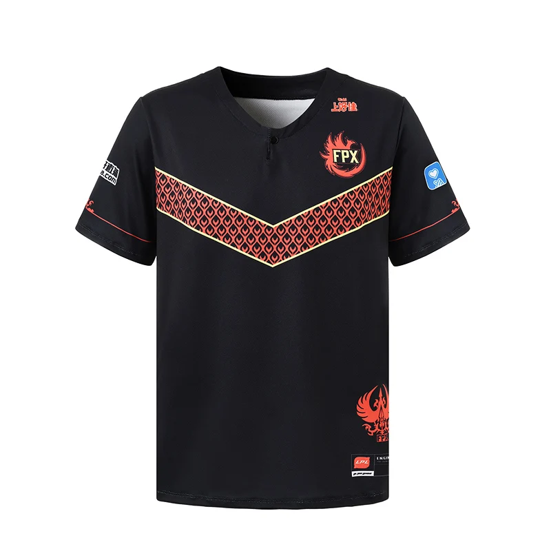 Футболка LOL S9 Winner FPX для мужчин футболка Tian LPL с китайской командой FunPlus Phoenix Doinb Gimgoon