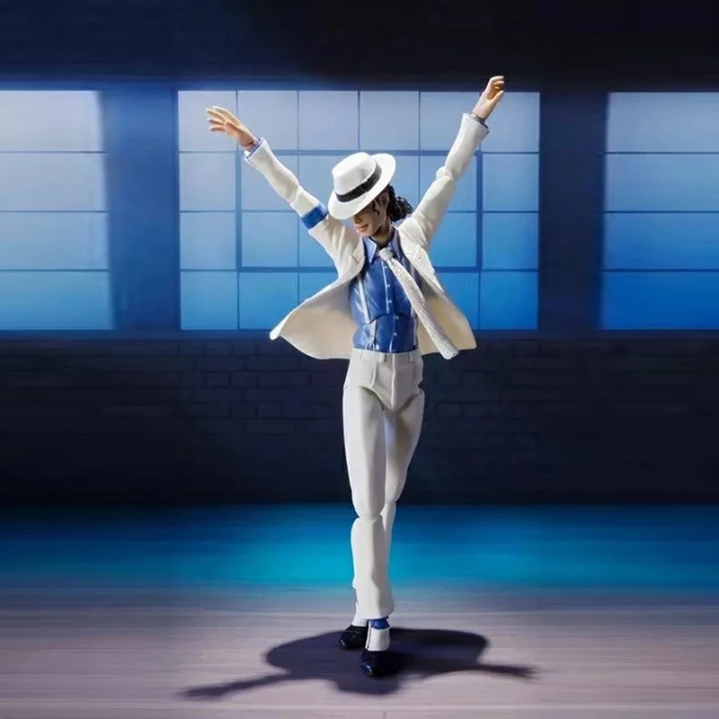 14 см SHF Michael Jackson Smooth Criminal Moonwalk антигравитационная фигурка модель игрушки кукла