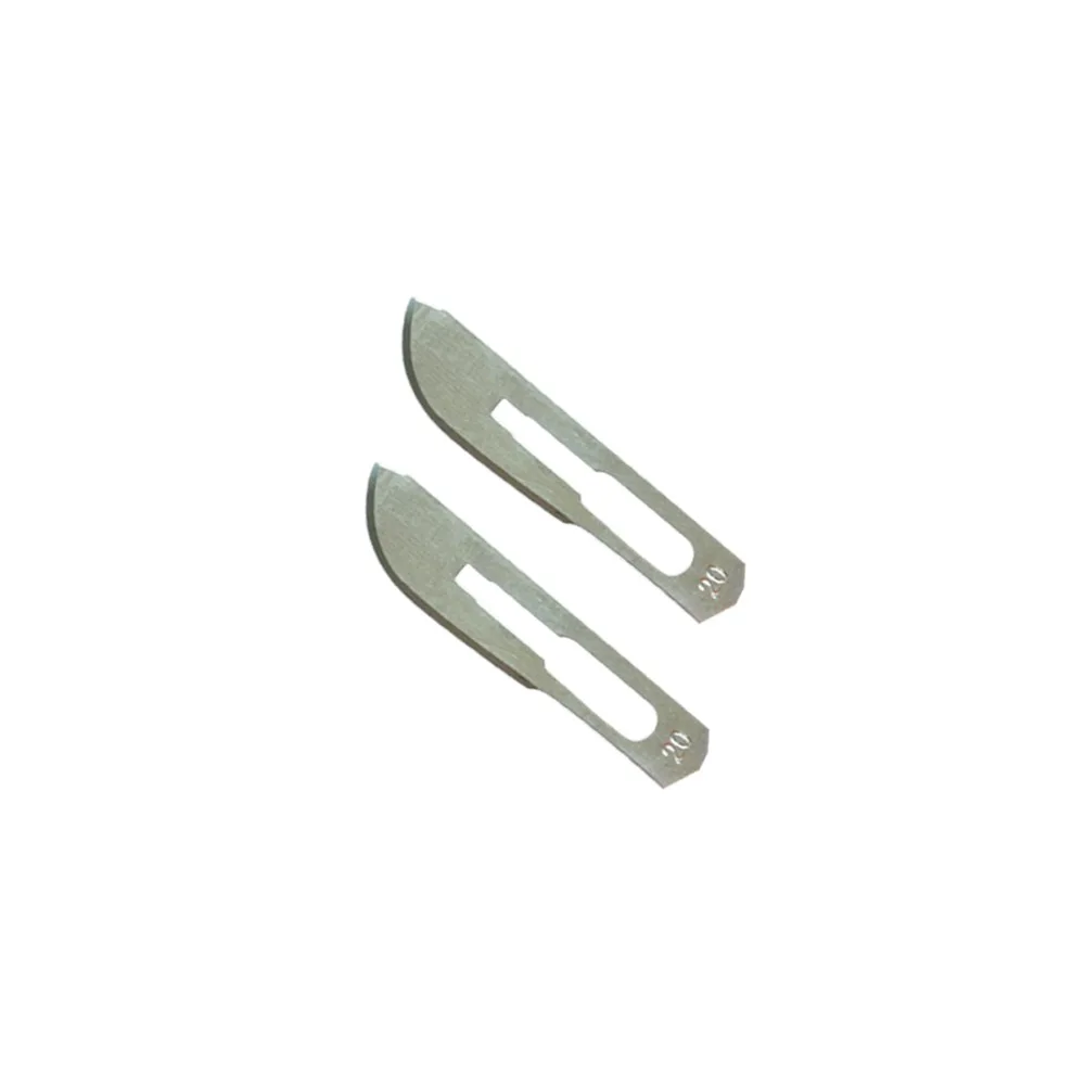 10pcs Individual Package Surgical Knife No. 20 Sculpting Blades Carbon Steel Professional Carving Knife Clean Hygienic Safety
