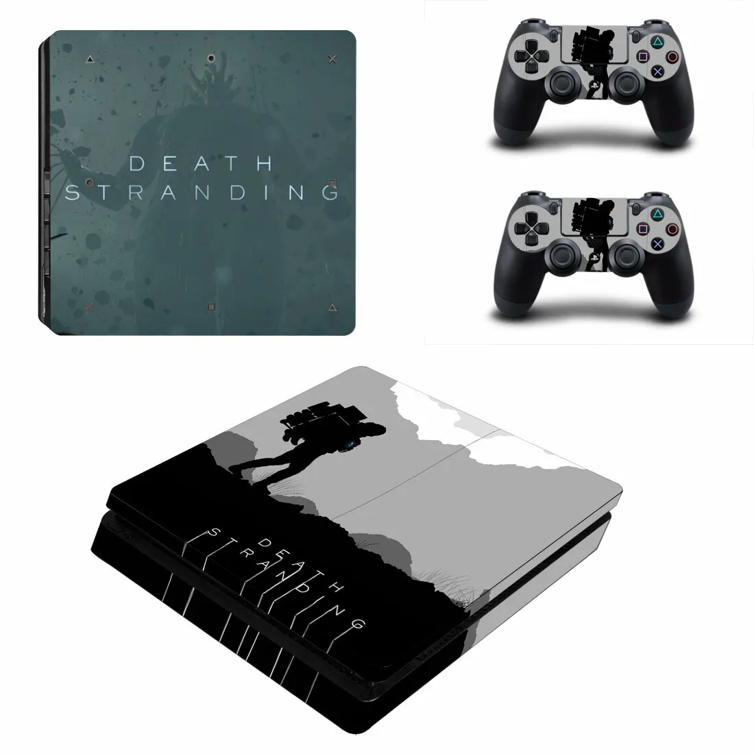 Наклейка s Death Stranding PS4 Slim Play station 4 тонкие виниловые наклейки для кожи наклейка для playstation 4 тонкая консоль и контроллер
