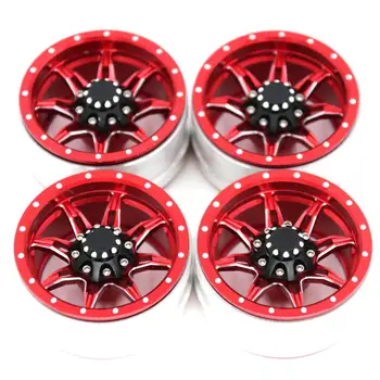 

HobbyLane 4PCS Beadlock Wheels Rims 1.9inch #57 CNC for 1/10 SCX10 Part of Car Accessories