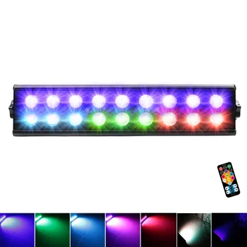 

18 LED Disco Black Lights DJ Par UV Lamp Wall Washer Spot Light Backlight RGB UV Light For xms Party Home Bar Lamp Laser Stage