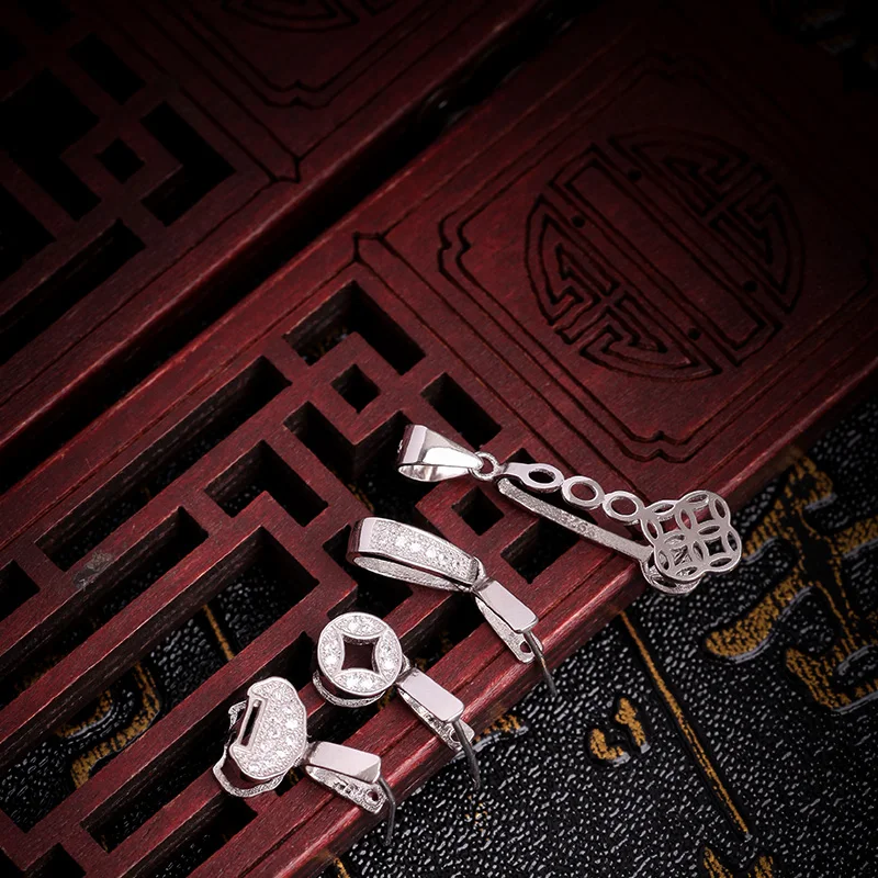 1 шт 925 пробы серебряные подвески иглы застежки и пряжки для соединитель для браслета, ожерелья DIY ювелирных изделий впечатление 925193