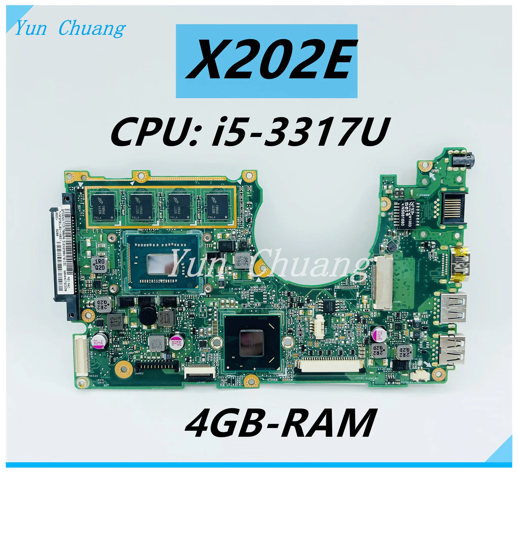 X202E Mainboard For ASUS X202E X201E S200E X201EP laptop motherboard
