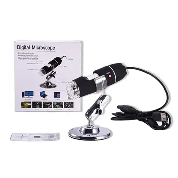 

Portable Size LED Digital Microscope USB Endoscope Camera Microscopio Magnifier Electronic Microscope With Stand