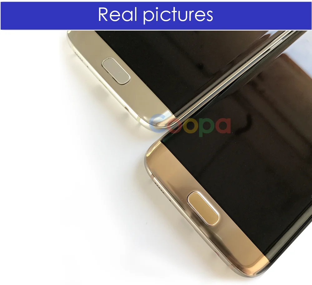 5,5 '' супер AMOLED Замена для samsung Galaxy S7 Edge G935F G935A G9350 lcd дигитайзер сенсорный экран с рамкой экрана