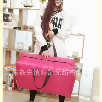 

Solid Color Thick Quilt Handbag Large Size Students Blanket Storage Bag Oxford Cloth Clothes Organizing Folders