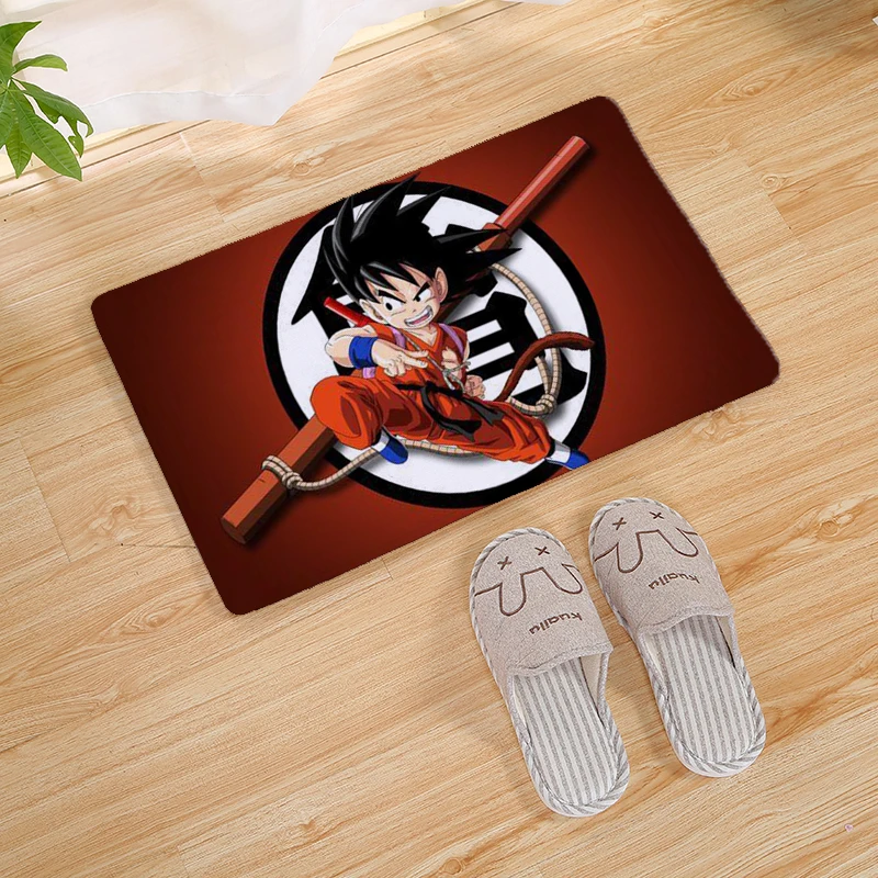 

Cartoon Dragon Ball Dragon Legend Super Saiyan Home Doormat Corridor Kitchen Carpet Indoor Outdoor Welcome Non-slip Floor Mat