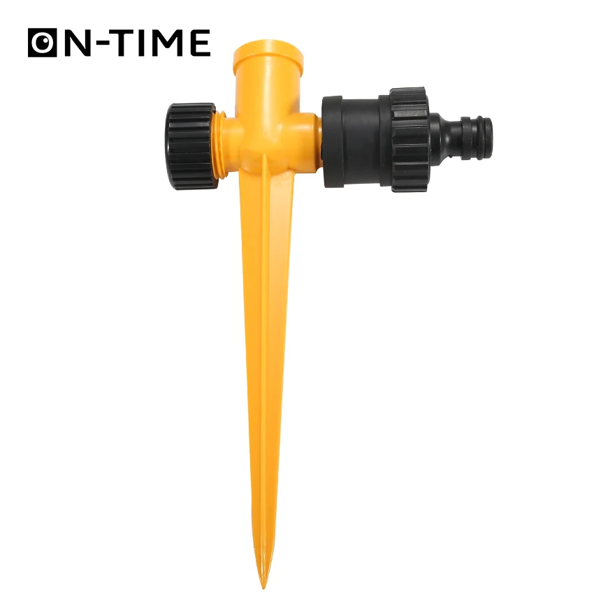 

1PC Yellow Garden Irrigation Sprinkler Adapter Stake Pin Stake Spike Connecter Sprinkler Spray Irrgation Adapter