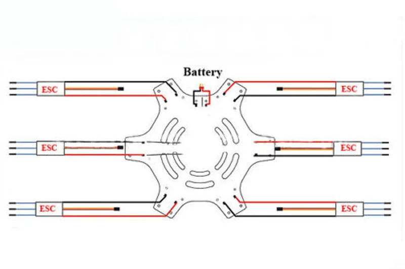 F550 шестиосевой станок с кронштейном многороторной авиационной машины F550 Hot Wheels машина с кронштейном PCB раковина золото издание