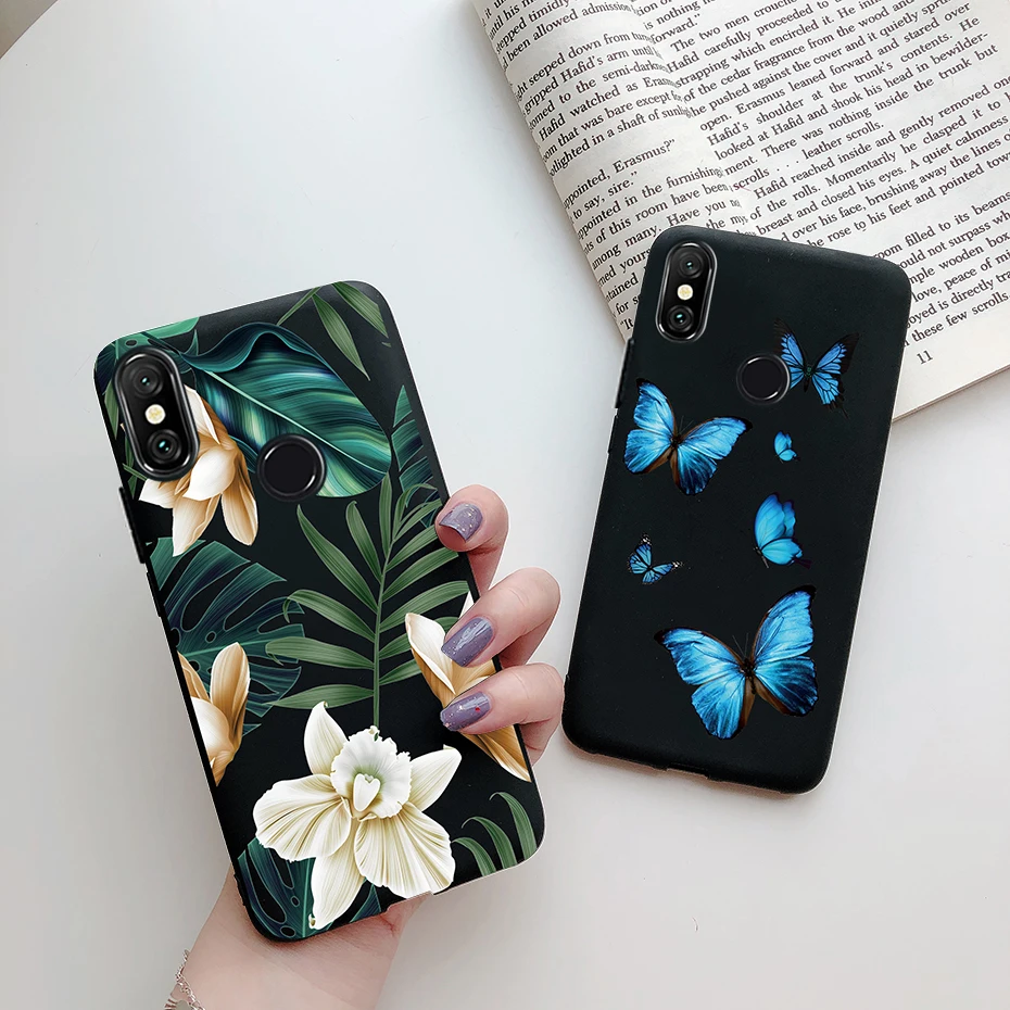 Daisy Flower Painted Soft Silicone Phone Case Cover