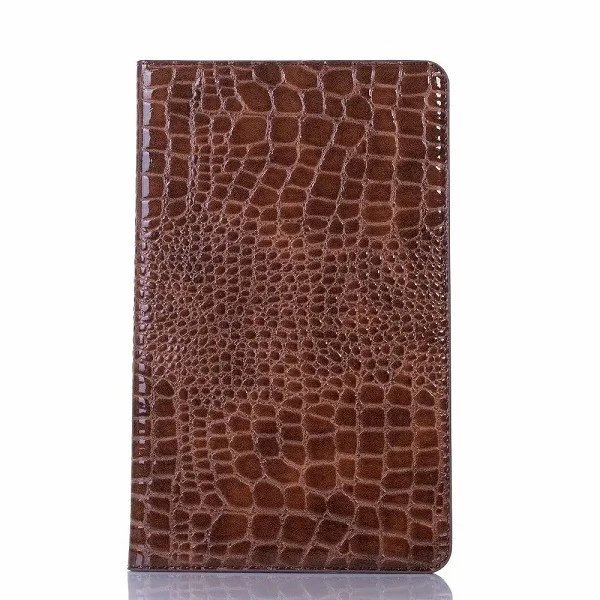 Brown Чехол с откидной крышкой для samsung Galaxy Tab S4 10," T830 T835 чехол из крокодиловой искусственной кожи с подставкой для карт samsung T835 T830 - Цвет: Brown