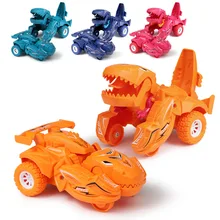 

Transforming Dinosaur Car Inertial Sliding Dino Deformation Automatic Cartoon Auto Model Boy Amazing Gift Children's Toys