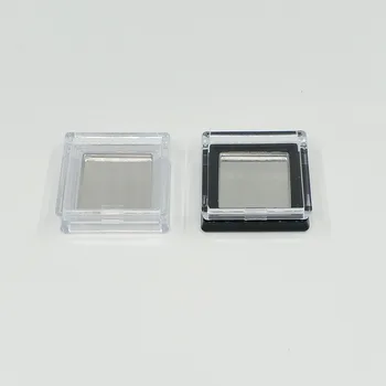 

empty mini square black clear eye shadow palette refill packaging with pans 100pcs