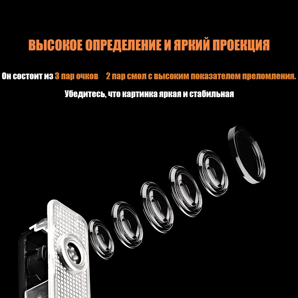 2 шт. для VW Volkswagen Passat B5 B5.5 1998-2007 2008 2009 2010 Rline Автомобильный Дверной логотип огни лазерный проектор Ghost Shadow лампа