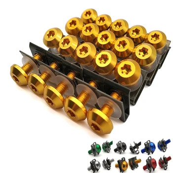 

For Suzuki BURGMAN 400 HAYABUSA GSXR1300 B-KING Motorcycle Fairing Aluminu hexagon socket Screws Clips Body Spring Bolt Kit