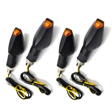 ^#Cheap 	Mini Super bright Amber Indicators 4Pcs Lamp Motorbike Smoke 14 LED Turn Signal Lights New 2019	
