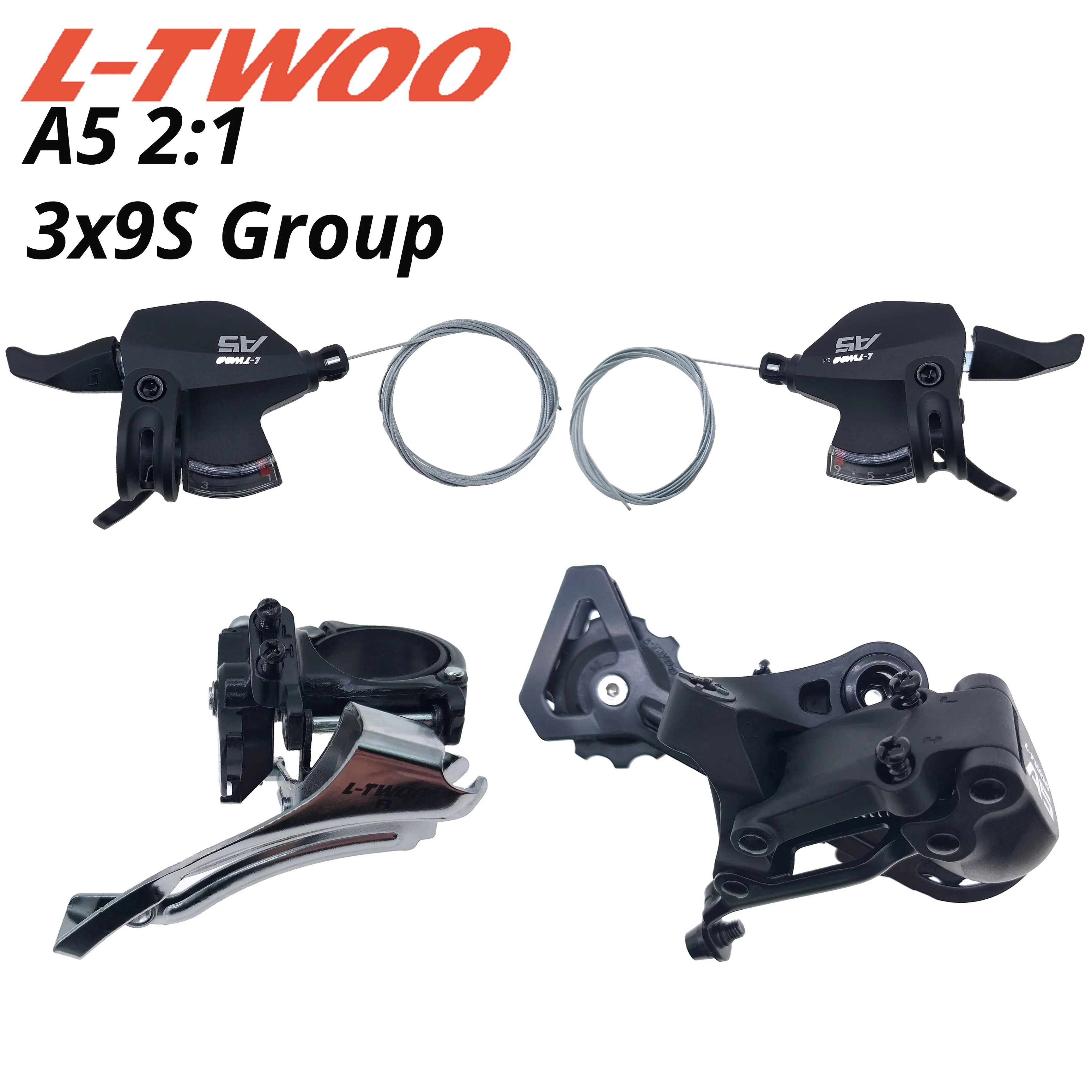 Ltwoo A5 2 1 3x9s 27s Speed Derailleurs Groupset Sl A5 3s 9s Shifter Lever Fd A5 Front Derailleur 9 Speed Rd A5 Rear Switches Bicycle Derailleur Aliexpress