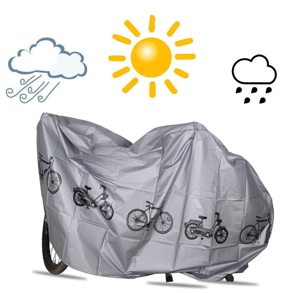 

Protective Rain Snow Motorcycle Cover Outdoor UV Protector Bicycle Cover Sunshine Waterproof Bike Dropshipping Dustproof Cover
