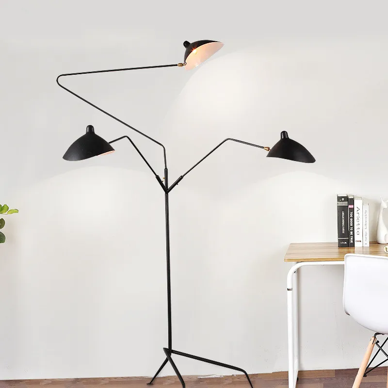 

Italian style Modern Industrial LED Floor Lamp AC90-260V E14 Bulbs Remote Control Floor Light for Bar Foyer Living Room Bedroom