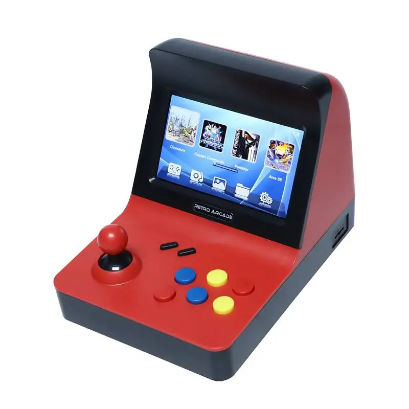 ABGN Hot-Powkiddy A8 Ретро аркадная консоль игровая машина встроенный 3000 классические игры геймпад управление AV Out 4,3 inc