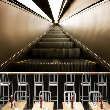 

Dropship Colomac Geometric Wallpaper 3D Extension Elevator Staircase Photo Wall Mural Luxury Wallpaper Papel Decorativo Pared