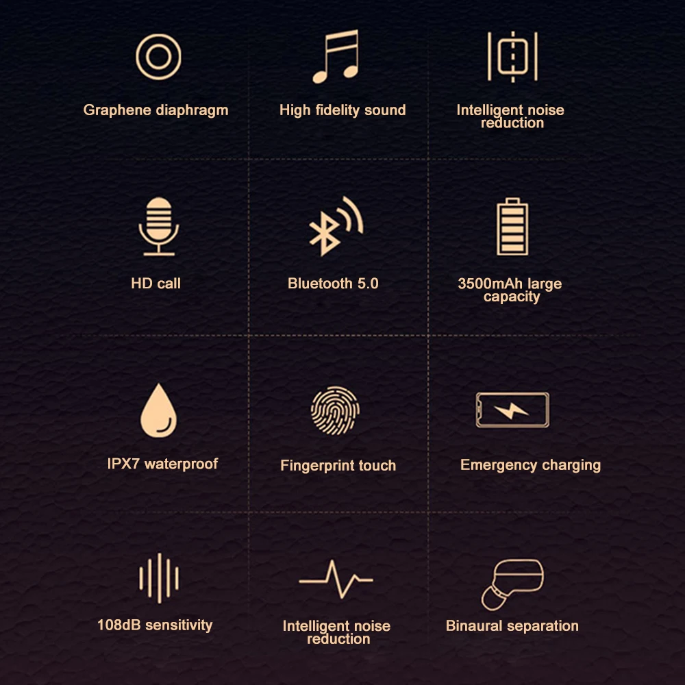 Tkey, беспроводной Bluetooth 5,0, наушники, новинка, F9 TWS, наушники, глобальная Спортивная беспроводная гарнитура, светодиодный дисплей, 3500 мАч, внешний аккумулятор