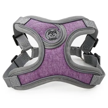 

Pet Dog Adjustable Harness Leash Set No Pull Reflective Puppy Cat Vest collars for Small Medium Dogs Breathable Pet Supplies