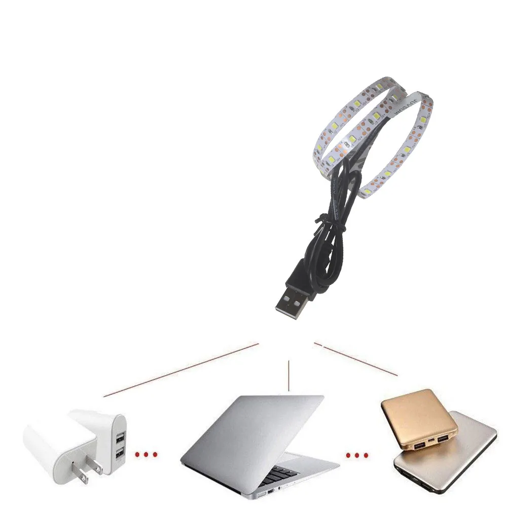 5 в 2835 30SMD/50 см белый/теплый белый/синий светодиодный светильник полоска для
