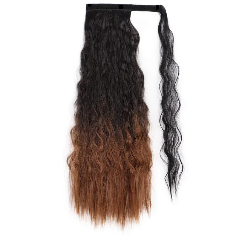 AISI BEAUTY, длинные кудрявые конский хвост, натуральные накладные волосы на заколках для женщин, накладные волосы, конский хвост, синтетические волосы - Цвет: R1B-30