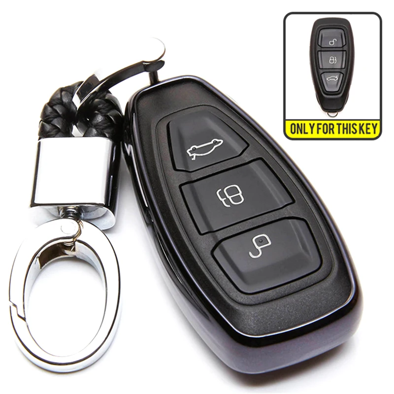 ТПУ чехол для ключей автомобиля брелок для Ford Focus MK2 MK3 Mondeo MK4 MK5 3 4 5 Fiesta MK6 MK7 Ecosport Transit Ranger Брелок чехол