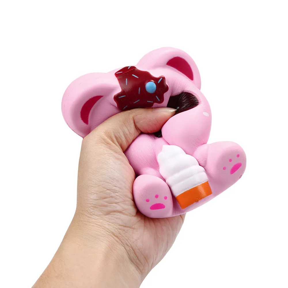Kawaii Smile Bear Squeeze игрушки для детей мультфильм моделирование медленного восстановления декомпрессии игрушка подарок на день рождения# B