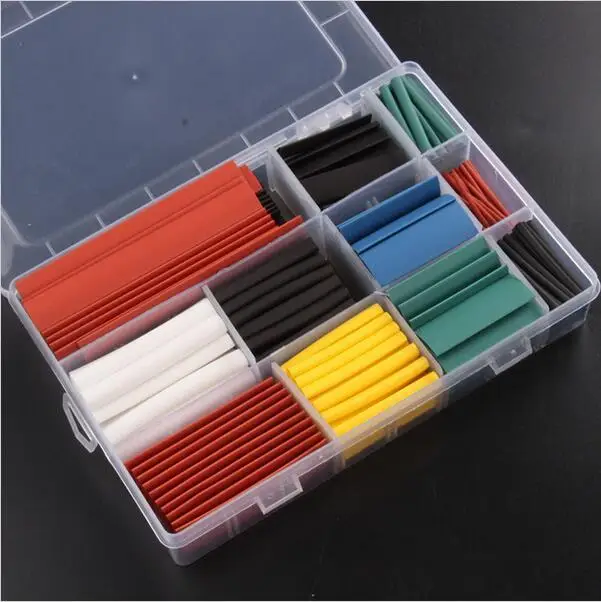 

300pcs Colour Environmental Protection Inflaming Retarding Heat Shrink Tube Suit Boxed