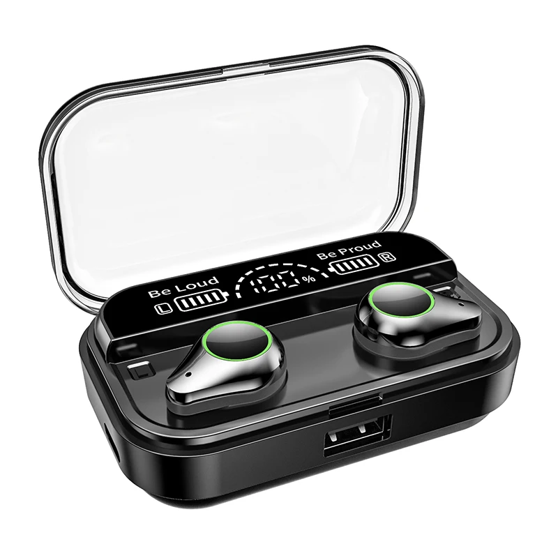 T10 black Bluetooth наушники, беспроводные наушники, игровая гарнитура с 3500 мАч, Дополнительный внешний аккумулятор, наушники с микрофоном для xiaomi iphone - Цвет: T10 black