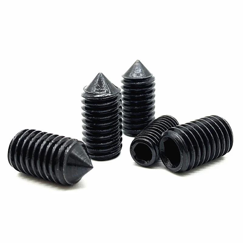 Set Di Vi A Esagono Incassato In Acciaio Inossidabile Da 240 Pezzi Ve Con Punta A Cono A Testa Scanalata M3 M4 M5 M6 M8 Bullone Senza Testa Con Estrem&agrave; Conica Con