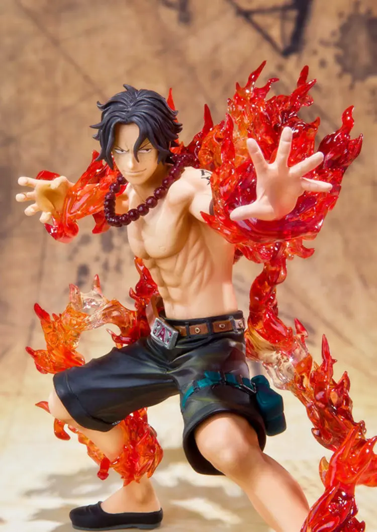 Cheng yuan Anime Toy Pirate/Sea King Fighting Modeling Fire Fists Ace Fire Dharma Garage Kit Model