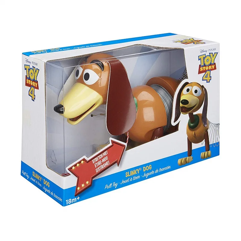 40 см Pixar игрушка 3 4 говорящая Вуди Джесси фигурки ткань тело Модель Кукла Ограниченная Коллекция игрушки детские подарки - Цвет: Slinky Dog With Box