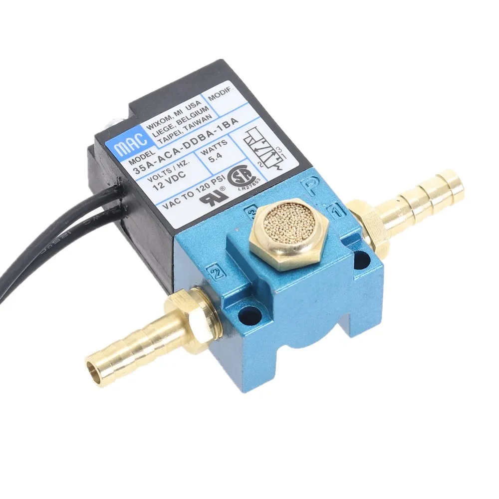 Price MAC 3 Port Electronic Boost Control Solenoid Valve 35A ACA DDBA 1BA With Brass Silencer
