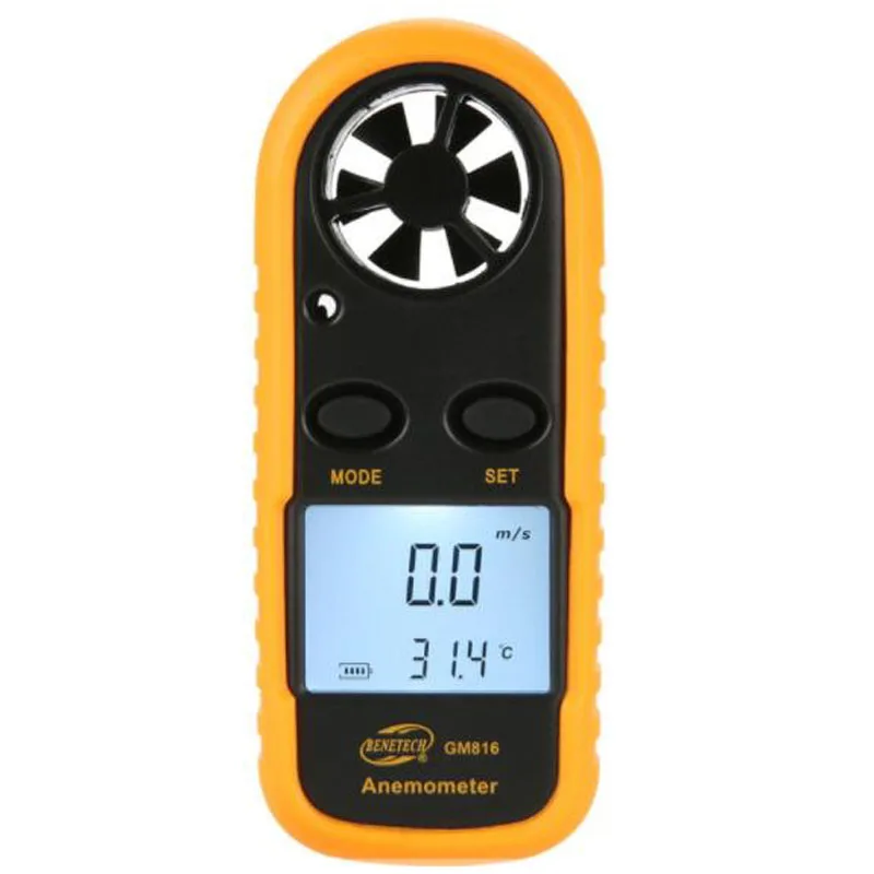 Анемометр BENETECH GM816 скорость ветра 0-30 м/с цифровой электронный ручной измеритель