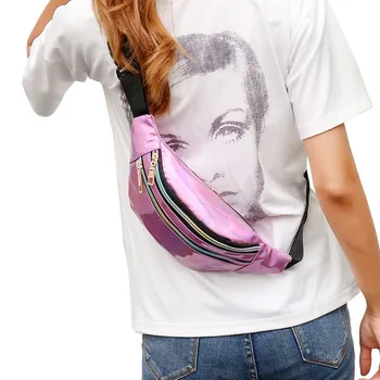 

Womens Multi-functional Waist Bag Color Adjustable Belt Large Capacity Waterproof Zipper Waist Pack for Outdoor Travel