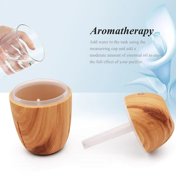 

Mini Air Humidifier 180ML Essential Oil Diffuser Household USB Portable Humidifier Purifier Car Home with 7 Colors LED Lights