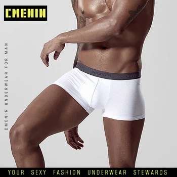 

CMENIN New Arrival Cotton Print Comfortable Underwear Mens Boxer Homme Underware Boxer Men Undeware Boxers Transparent AD304