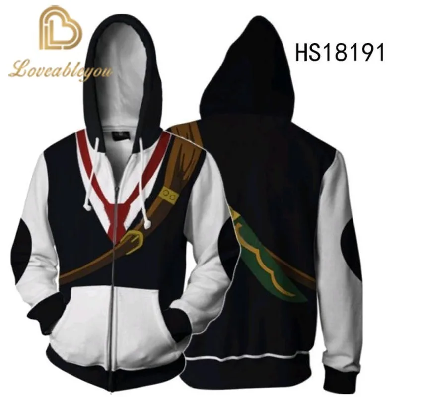 

Game Kingdom Hearts Hoodies 3D Print Sweatshirts Man Fashions Cosplay Hoodie Men Hip Hop Zipper Streetwear Mens Hoodies Clothing