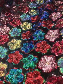 

best quality David-36.6807 embroidered African Tulle Lace Fabric African French Lace Fabric with embroidery