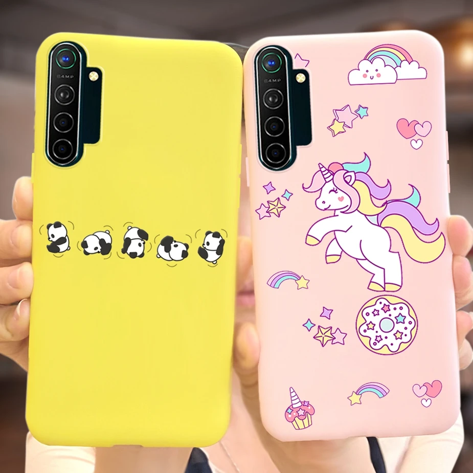 Cute Cartoon Soft Silicone Phone Case Cover for Realme & Oppo Devices