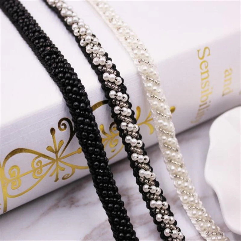 beads border lace