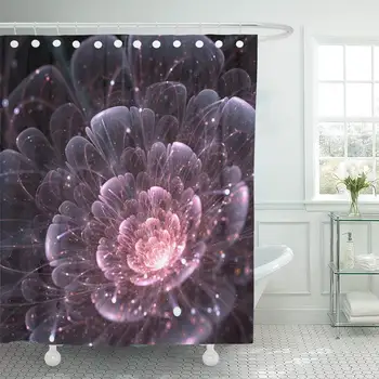 

Orange Light Pink Abstract Flower with Sparkles On Black Fractal Illustrationsee More in My Portfolio Shine Polyester Fabric