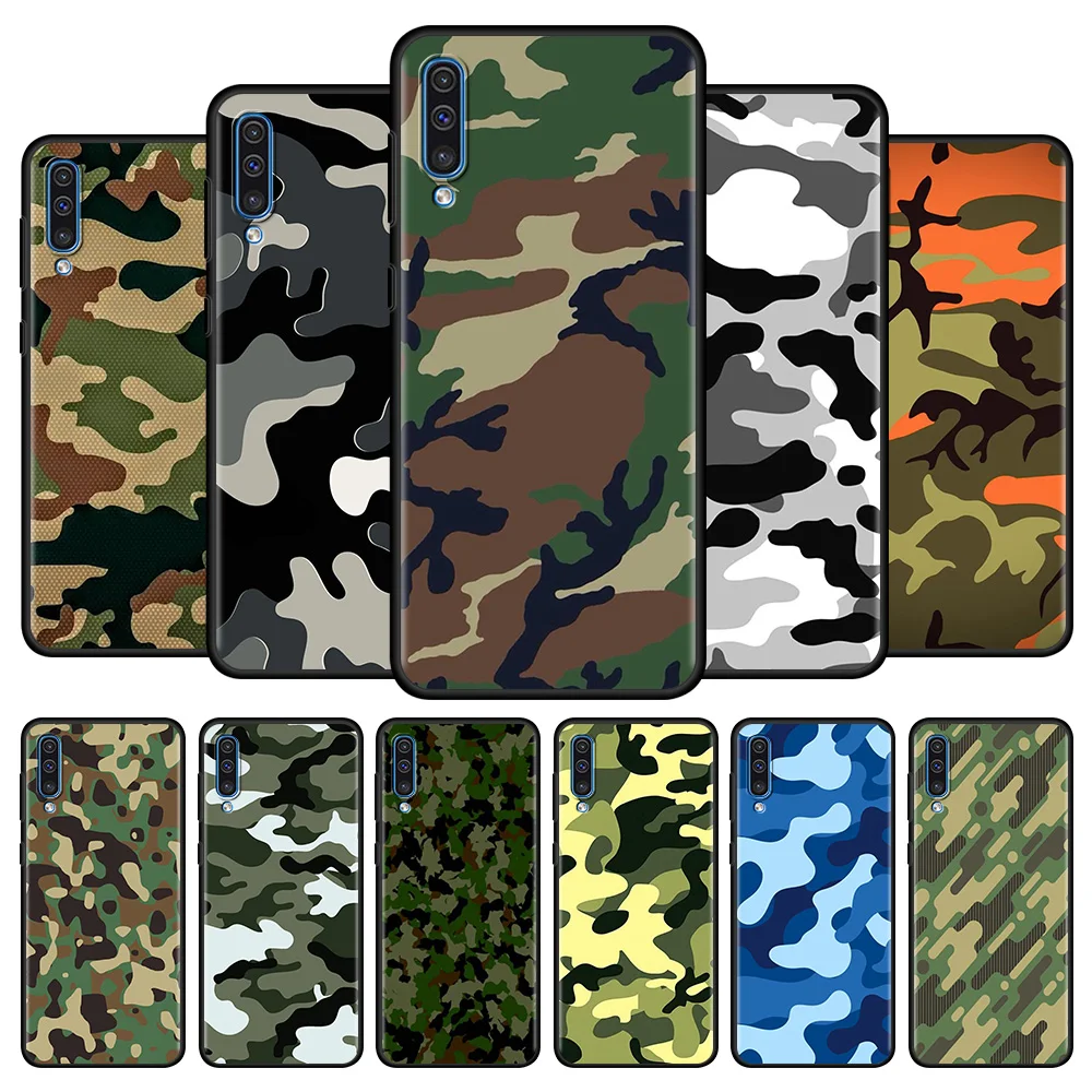 Case For Samsung Galaxy A50 A70 A10 A30 A20e A20s A10s A40 A90 A10e A80 A60 A70s A50s A30s A20 Capa Camouflage military army | Мобильные