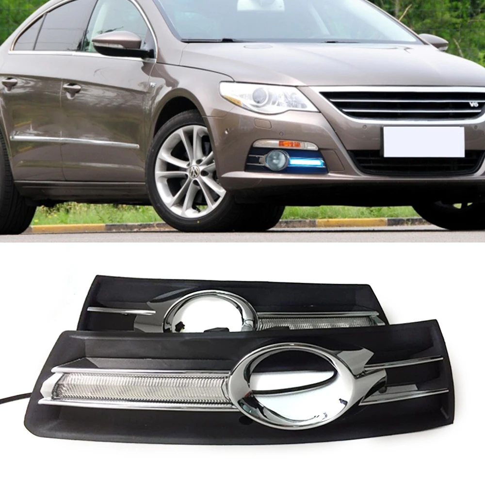 CSCSNL 2 шт. автомобильный светильник для VW PASSAT CC 2009 2010 2011 2012 2013 светодиодный DRL