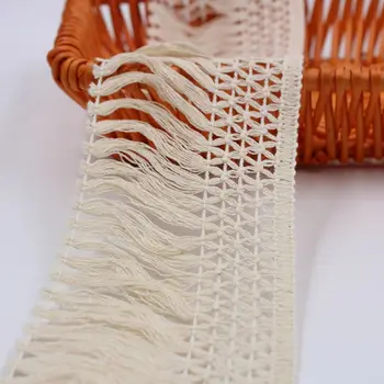 

5yards High Quality 10cm Width Cotton Lace Fabric Webbing Fairyland Forest Tassels DIY Clothing Bags Sewing Supplies Accessories